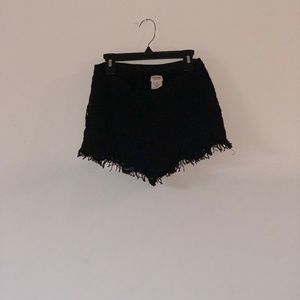 Mossimo Black Crochet Shorts